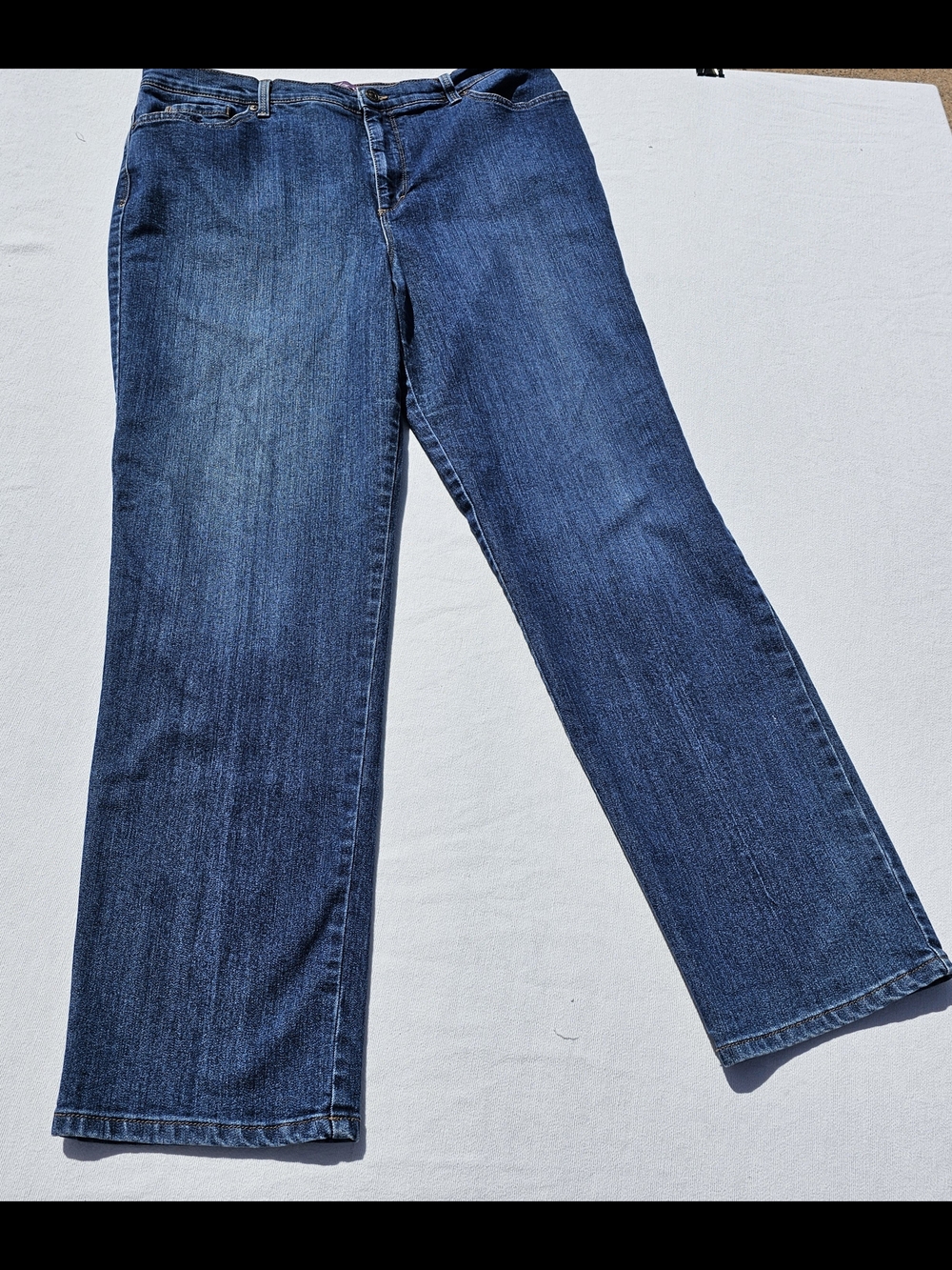 Gloria Vanderbilt Blue Wide Leg Flare Jeans